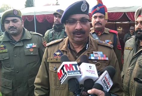 13 Cops Among 40 Security Personnel Killed This Year In Line Of Duty Jandk Dgp Dilbagh Singh