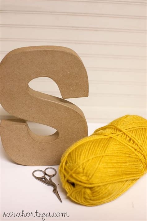 How To Wrap Letters Yarn Wrapped Letters Yarn Diy Yarns Wraps