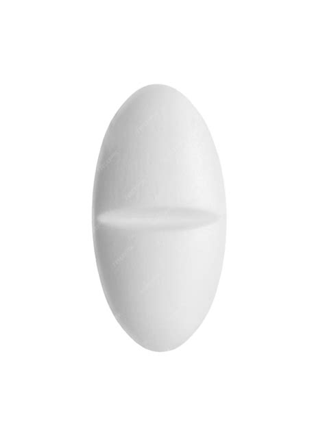 Premium Photo | One pill isolated on white drug therapy