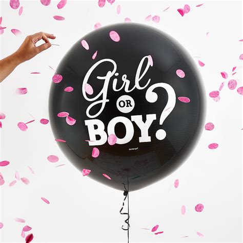 Girl Gender Reveal Balloon With Confetti 24in Party City