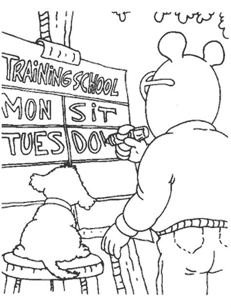 Arthur 29 Cartoons Coloring Pages Coloring Page Book
