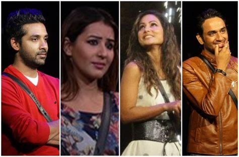 Bigg Boss 11 Finale Hina Khan Vikas Gupta Puneesh Sharma And Shilpa Shinde Tear Up Watching