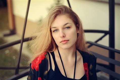 Wallpaper Model Blonde Glasses Red Fashion Person Clothing Alexandra Ryglov Girl