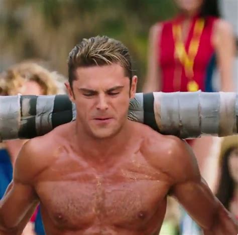 the most abtastic zac efron moments from the new baywatch trailer zac efron baywatch zac