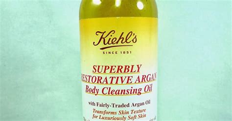 Kiehls Superbly Restorative Argan Body Cleansing Oil Review The