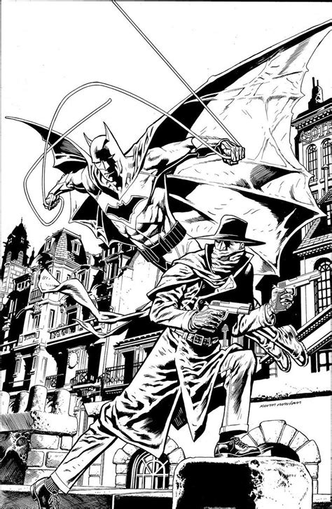 Kevin Nowlan Shares His Process Art For The Shadowbatman 4 Cover