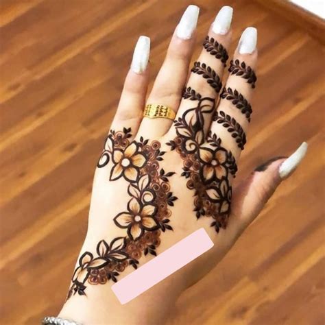 Easy Mehndi Designs Of Fingers Zohal