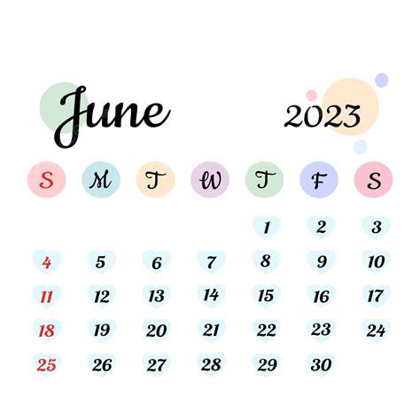 Calendar June 2023 Monthly Calendar 2023 June Calendar Png And