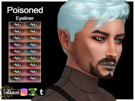 Poisoned Eyeliner By Evilquinzel At Tsr Sims 4 Updates