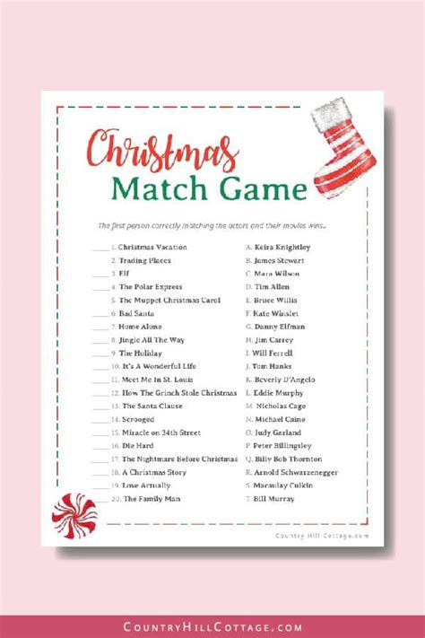 Free printable christmas games for families