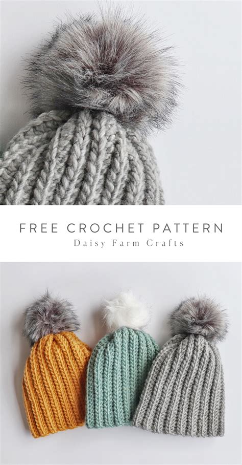 Daisy Farm Crafts Crochet Hats Free Pattern Crochet Patterns Free