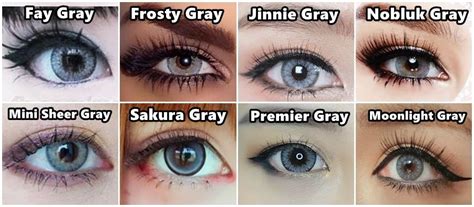 Ohmykitty Blog Top 8 Gray Colored Contacts For Brown Eyes