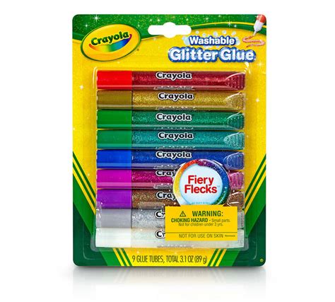 Bold Washable Glitter Glue 9 Ct Crayola