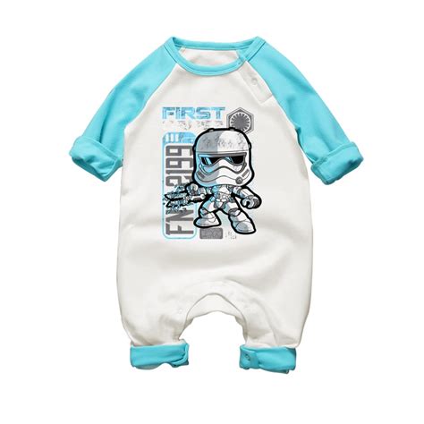 3 18m Newborn Baby Clothes Long Sleeve Rompers Star Wars Stormtrooper