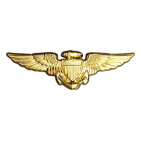 Usa Pilot Aviator Wings Pin Miltacusa