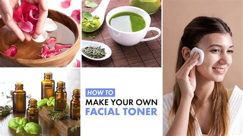 How To Make Your Own Facial Toners Diy Natural Toners For All Skin