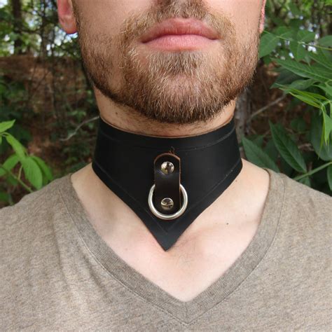 Genuine Infinity Leather Slave Collar