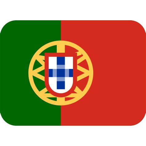 The flag of portugal emoji shows a red and green background with a yellow crest. 🇵🇹 Bandiera: Portogallo Emoji