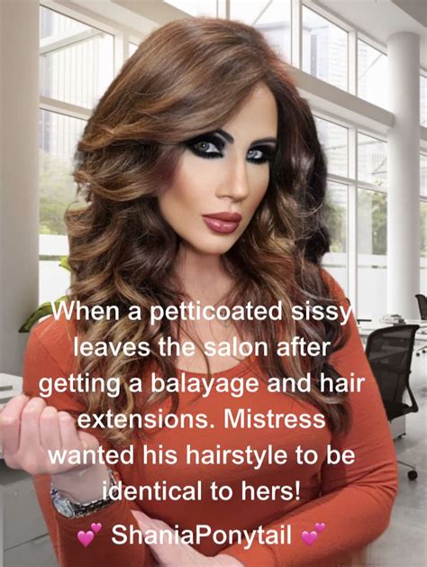 Humiliation Captions Feminized Babes Dramatic Makeup Sissy Captions Hair Transformation