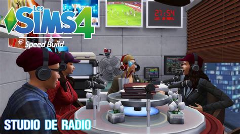 Radio Studio The Sims 4 Speed Build Youtube