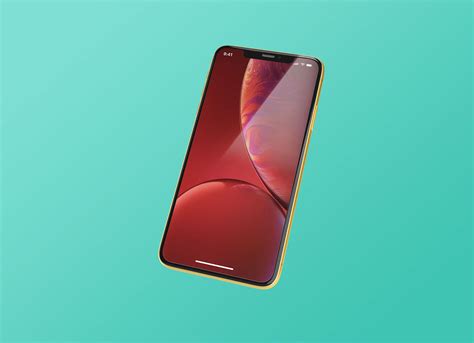 Download Free Floating iPhone XR Mockup PSD - Good Mockups