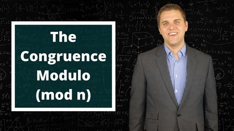 Introduction To The Congruence Modulo Mod N Youtube