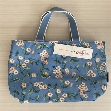 Cath Kidston キャスキッドソン ランチバッグ 花柄 トートバッグ レア Forget Me Notキャス・キッドソン｜売買され