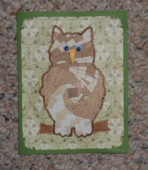 The complete iris folding compendium. Owl Iris-Folded Card by FoldsWithLoveByHolly on Etsy, $5 ...