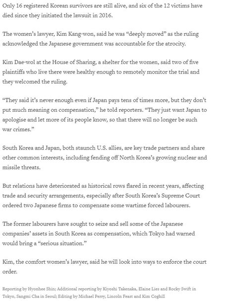 Tokyo Angered After South Korea Court Orders Japan To Compensate