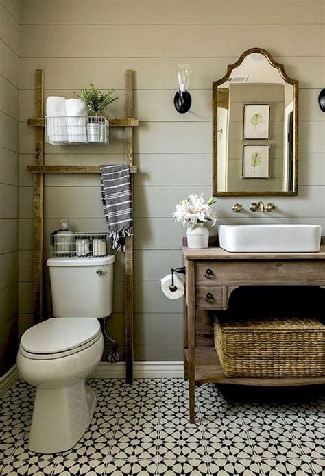 72 Farmhouse Powder Room Ideas Farmhouse Room Farmhouse Bathroom