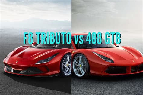 Ferrari F8 Tributo Vs 488 Gtb Differences Compared Side By Side