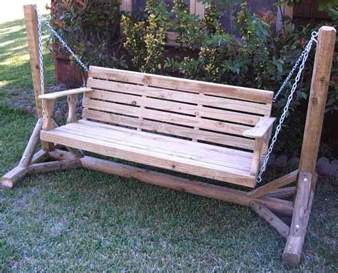 The swing set plans below vary in skill level and lumber cost. Cedar Creek Woodshop | Porch Swing | Patio Swing | Picnic ...