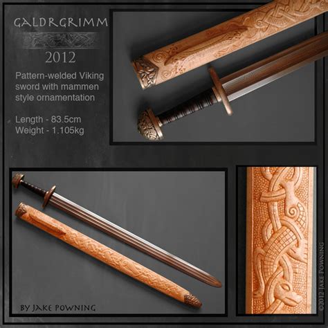 Galdrgrimm Custom Viking Sword By Jake Powning Gentlemint