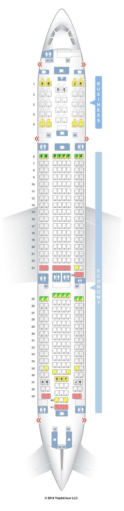 Turkish Airlines A Seat Map