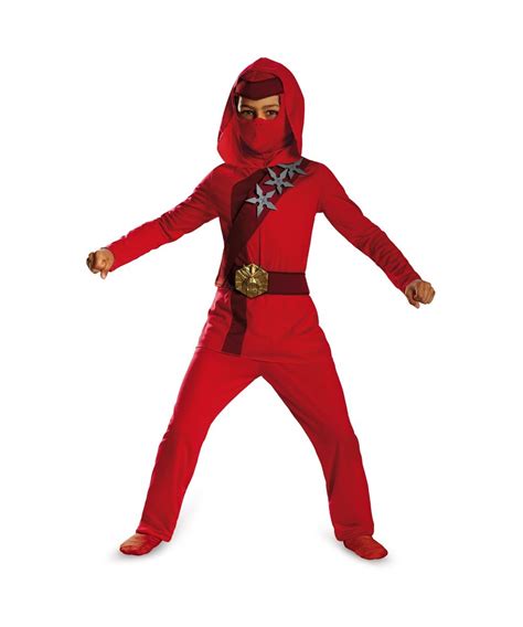 Red Fire Ninja Toddler Boys Costume