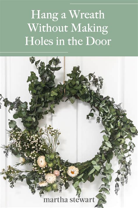 How To Hang A Wreath Without Making Holes In The Door Front Door