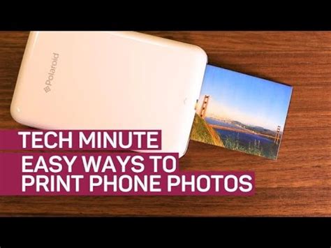 Easy ways to print phone photos - YouTube