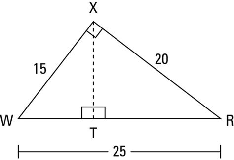 Determining A Triangles Area From Its Base And Height Dummies