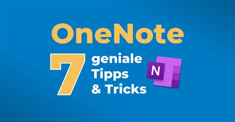 Onenote Tipps Und Tricks Für Das Digitale Notizbuch