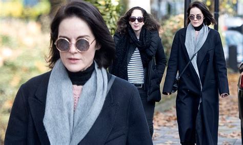 Maybe you would like to learn more about one of these? Downton's Michelle Dockery steps for coffee with a friend ...