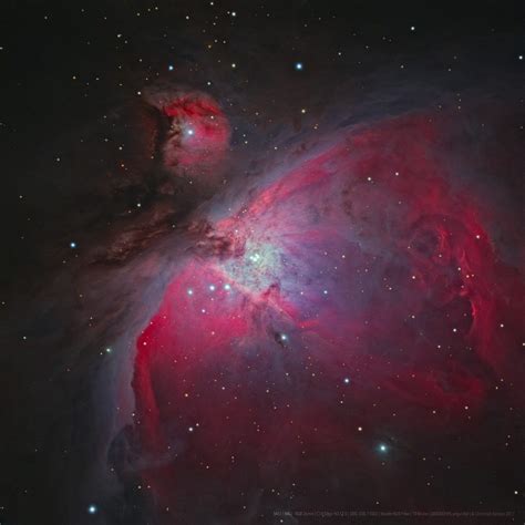 M42m43 No Coração De Órion Por Christoph Kaltseisd O Universo