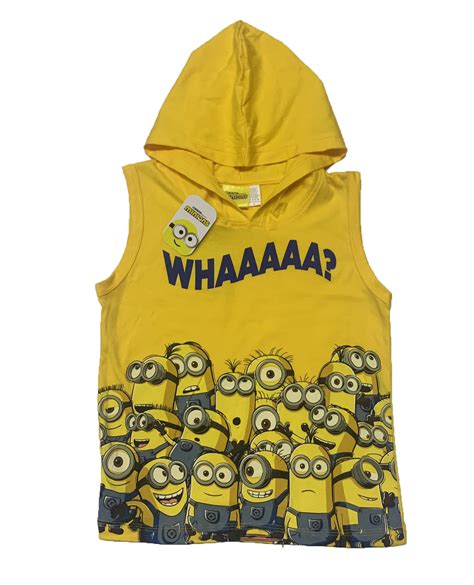 Despicable Me Minions Whaaaaa Boys Kids And Toddlers Muscle Shirt With