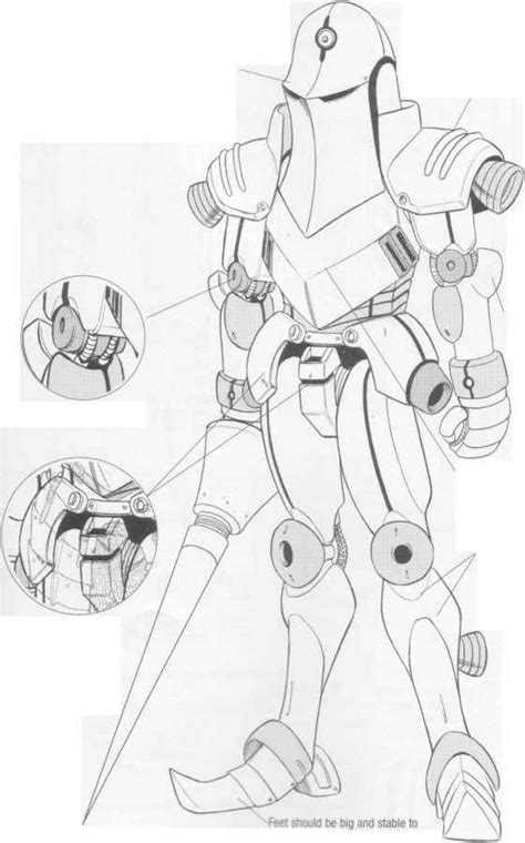 Easy Futuristic Armor Drawing
