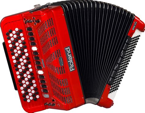 roland fr 4x piano type v accordion red ph