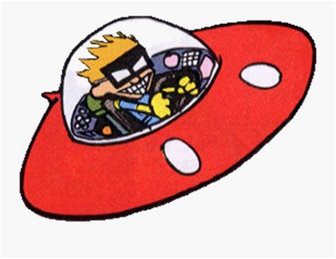 Transparent Spaceman Clipart Spaceship Calvin And Hobbes Spaceman