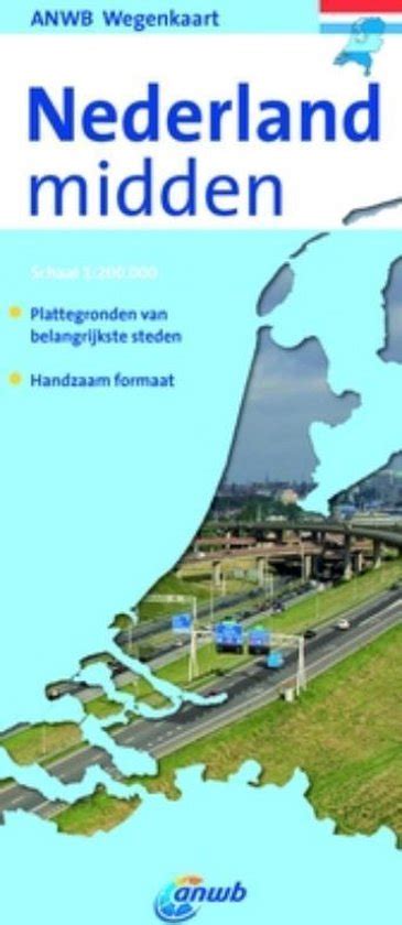 Wegenkaart Nederland Midden
