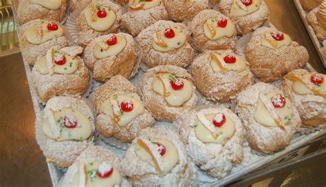 The italian bakery offers freshly baked doughnuts and a large variety of tasty treats. Sfincis - Sicilian pastries filled with sheep's milk ...