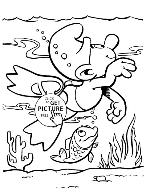 Coloring is a fun way for kids to be creative and learn how to draw and use the colors. The Smurf coloring pages for kids, printable free ...