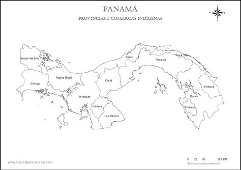 Para Mis Tareas Mapa De Las Provincias De PanamÁ