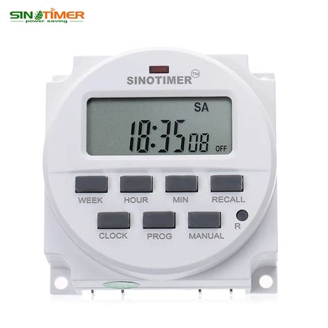 Sinotimer 220v Control Power Timer Ac Timer Switch Control 7 Days
